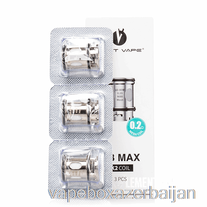 E-Juice Vape Lost Vape UB Max Replacement Coils 0.2ohm UB Max X2 Coils